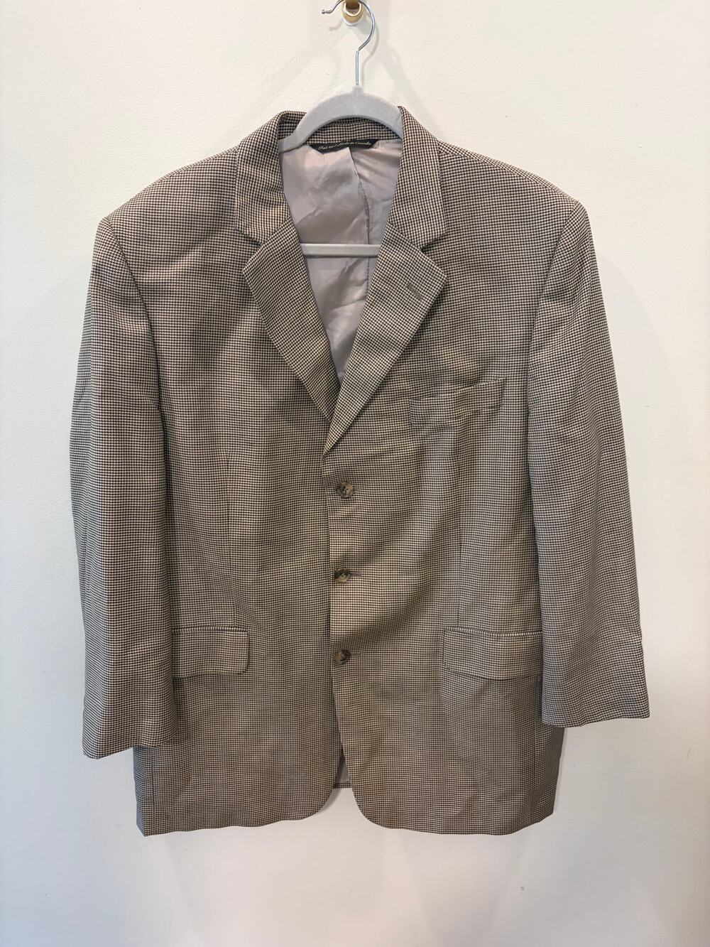 Jack Victor Montreal Sport Jacket | Size 44R | Micro Houndstooth 🧥
